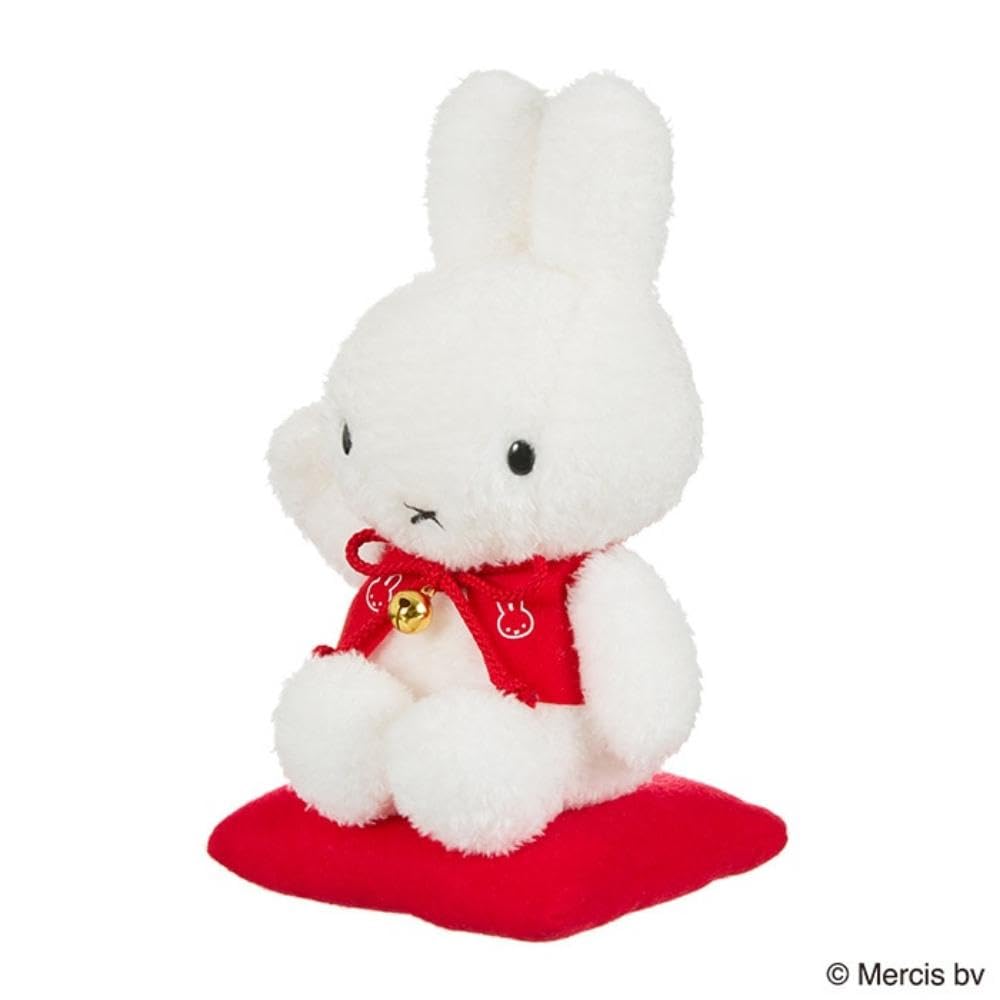 Sekiguchi Dick Bruna Lucky Miffy Plush Toy 601547 H21 x W11.5 x D10.5cm