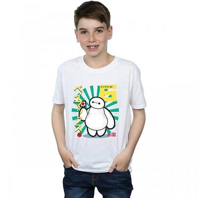 Boys Baymax Lollipop Cotton T-Shirt