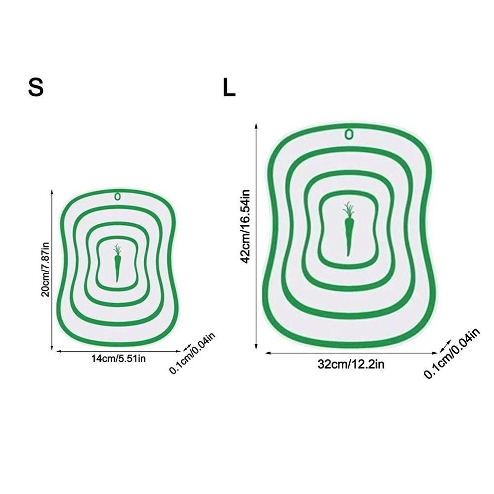 Non-slip Kitchen Chopping Transparent Classification Chopping Board New Kitchen Gadgets  Kitchen
