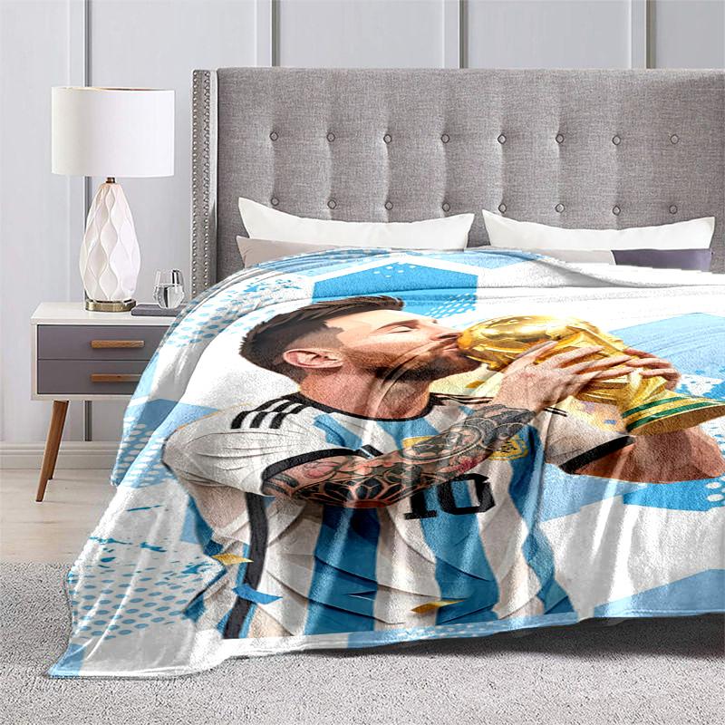 Argentina'S Victory Celebration Vibrant Artwork Blanket Soft And Comfortable Suitable For All Seasons Office Rest Blanket Air Conditioning Blanket