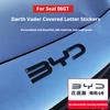 For BYD Seal 06 GT Front Emblem Modification Black Warrior Car Badge Covering Styles Logo