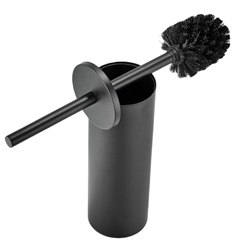 Modern Bathroom Toilet Scrubbers with Soft Dense Bristles Elegant Floor Standing Toilet Brush Long Service Bathroom Brush