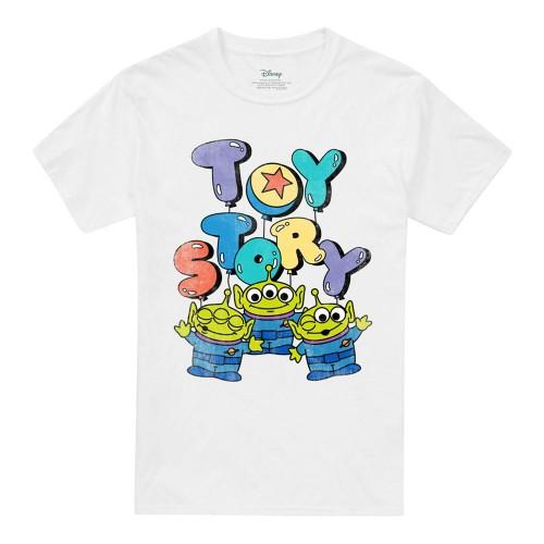 Toy Story Unisex Adult Aliens Balloons T-Shirt