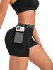 Women's Quick-Dry Fitness Shorts with Pocket - Running, Training & Yoga