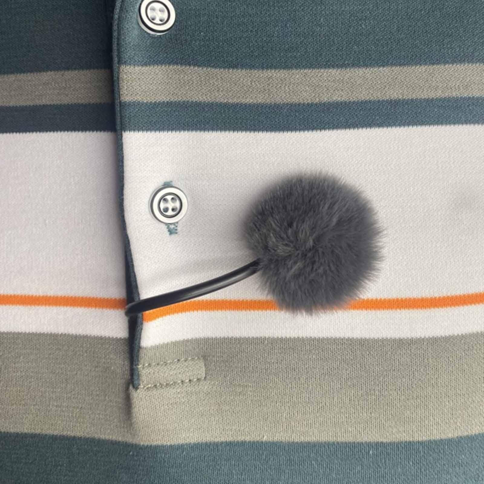 

10 шт. пушистый микрофон ветрозащитный лацкан шумоподавляющий портативный мини