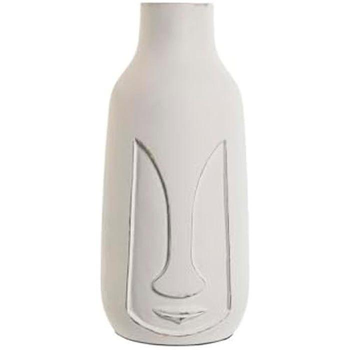 Vase - HOME ESPRIT - Moderne - Bois De Manguier - 15 X 15 X 30 Cm - Multicolore