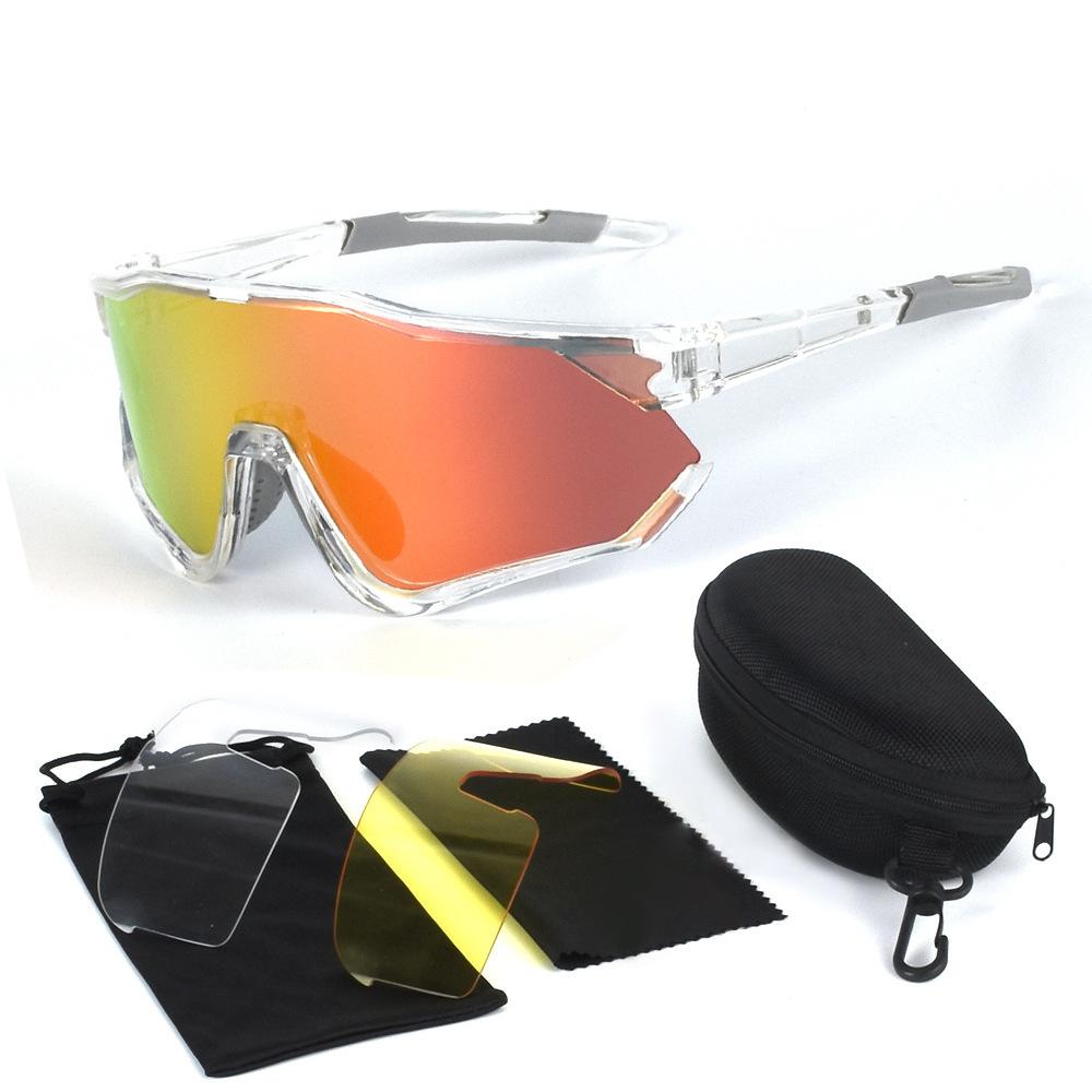 Large Frame Outdoor Cycling Glasses Men's and Women's Sunglasses Windproof Sand Mountain Cycling Sunglasses Sports Goggles