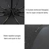 1Pc Automatic Windproof Umbrella Large Folding Parasol Luxury Rain Umbrellas for Men Women Black Coating 10K Wind Resistant