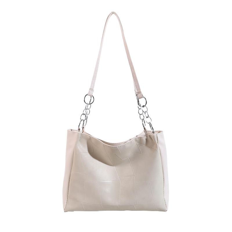 Fashionable Urban Style Pu Tote Bag For Women Summer 2024 Large Capacity Handbag