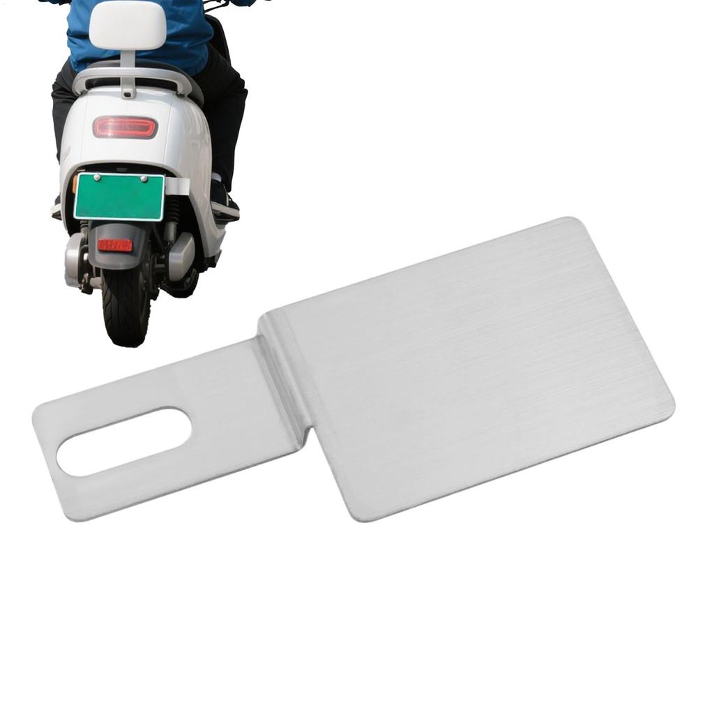 License Plate Bracket License Plate Extender Holder Stainless Steel Motorcycle Rear Decorative Sign Support For Street Bike Dirt