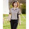 Pasture Mom's Summer Fashion Versatile Lapel Short Sleeve Set