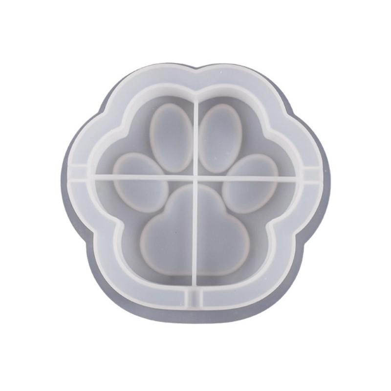 Silicone Mould for Making Resin Cat Claw Ashtrays DIY Casting Mold Storage Box Gypsum Silicone Mold Handmade Craft