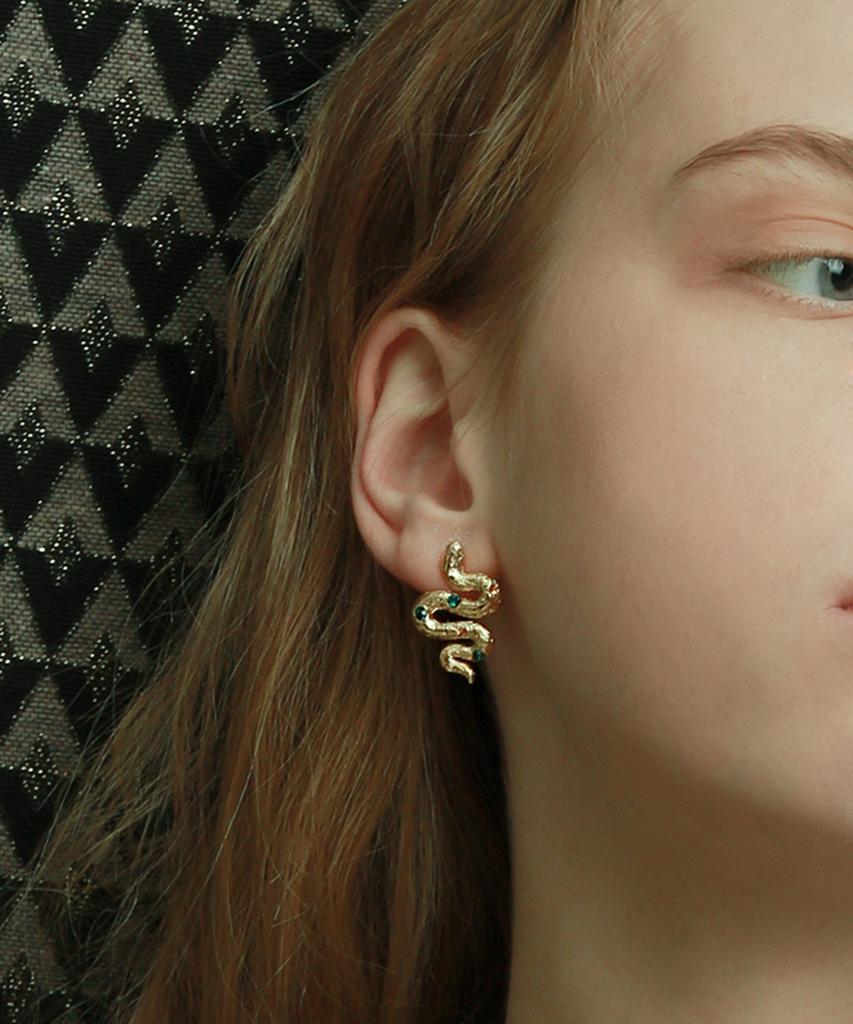 Poppi The Classical Snake Earrings No.1