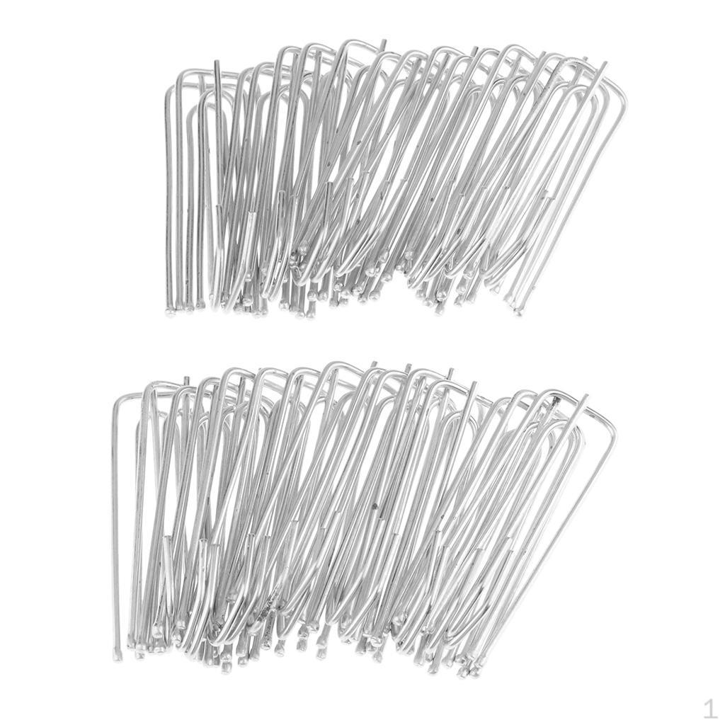 

30 Крючков для штор для плиссировочной ленты Пинч-плиссе ПРОЧНЫЕ Швейные Пришивные Ткань Нержавеющая сталь