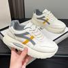 Spring and Summer New Leather Sneakers Platform Casual Dad Shoes Forrest Gump Shoes