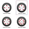 M12x1.5 1.38 Inch Lug Nuts 20 Pcs, Closed End Spline Acorn Style for Aftermarket  Wheel Lug Nut