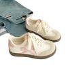 2026 New style women's casual sneakers with bow, cute white sneakers