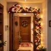 Christmas Porch Decoration Lights, Outdoor Holiday Lighting for Front Door and Yard Decor