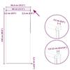 Store enrouleur occultant 80 x 230 cm crème 240145