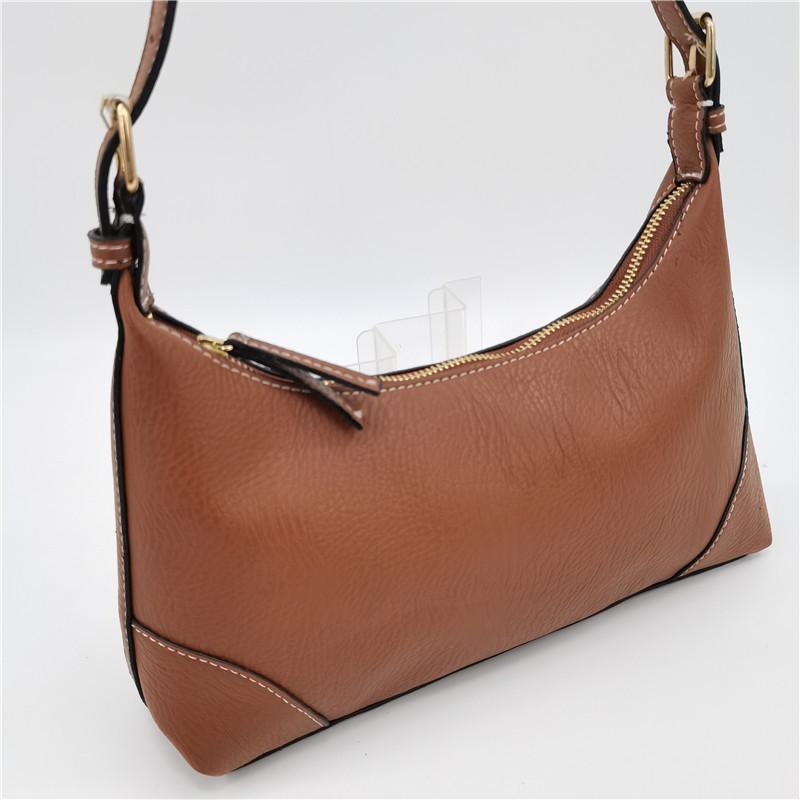 IELGY Shoulder Armpit Bag All-Match Portable Soft Leather Baguette Bag