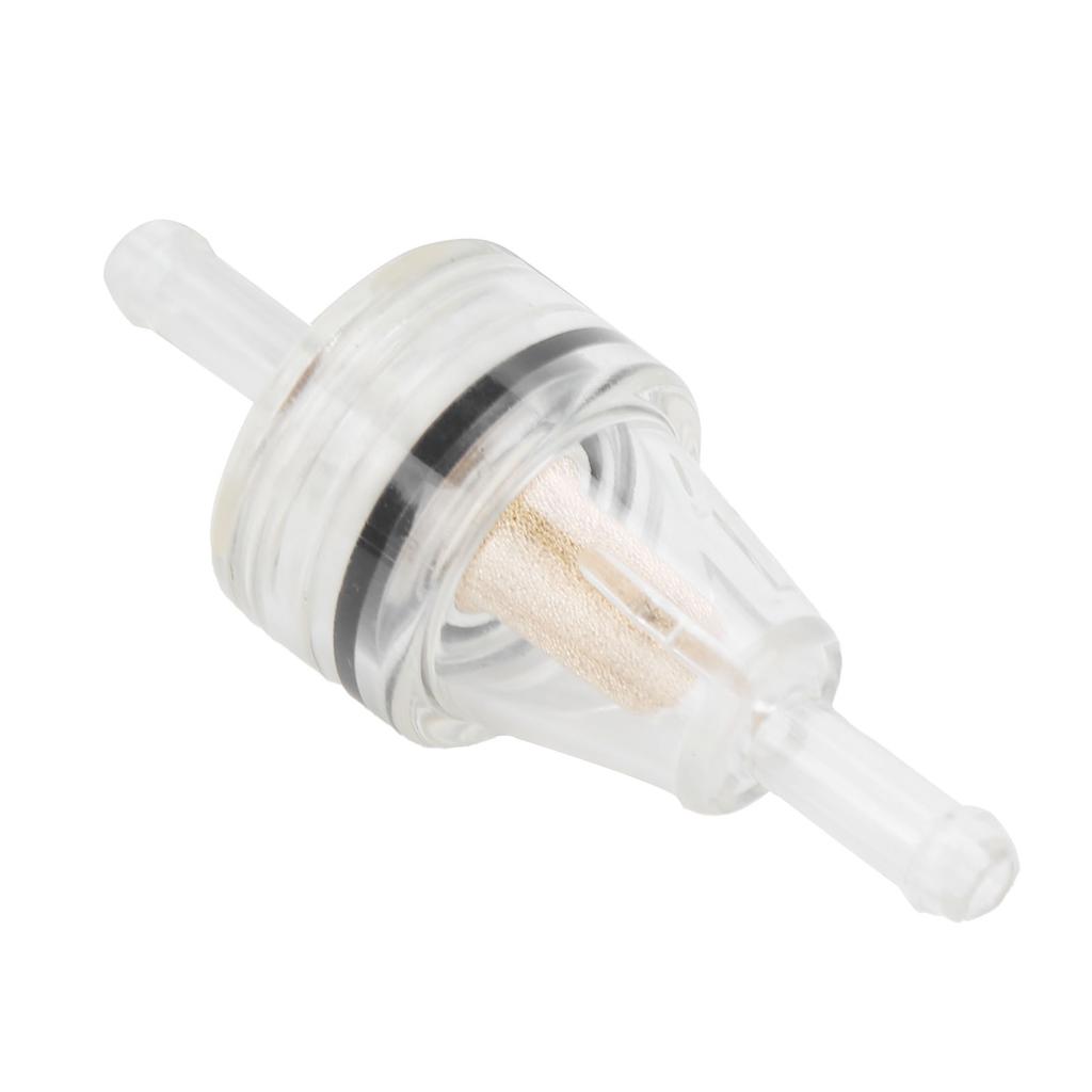 6mm Inline Fuel Filter Transparent Universal ABS Heat Resistant Durable Motorcycle Part
