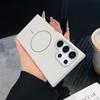 Luxury Slim Matte Magsafe Case for Samsung Galaxy S25 S24 S23 Ultra S22 Plus S21 Note 20 Solid Color Shockproof PC Phone Cover