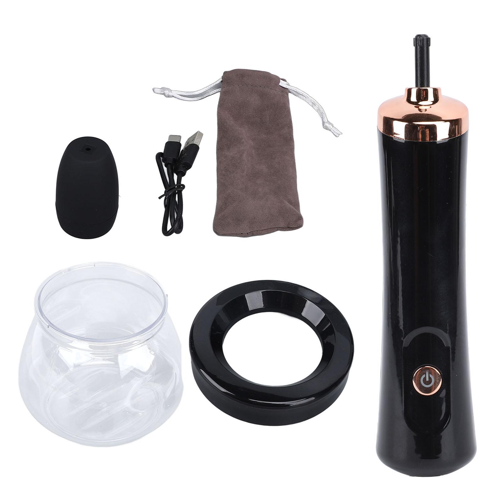 

Электрический очиститель для кистей для макияжа ТИП C, зарядная сушилка для кистей для макияжа, 3 скорости, автоматическая косметическая щетка Black