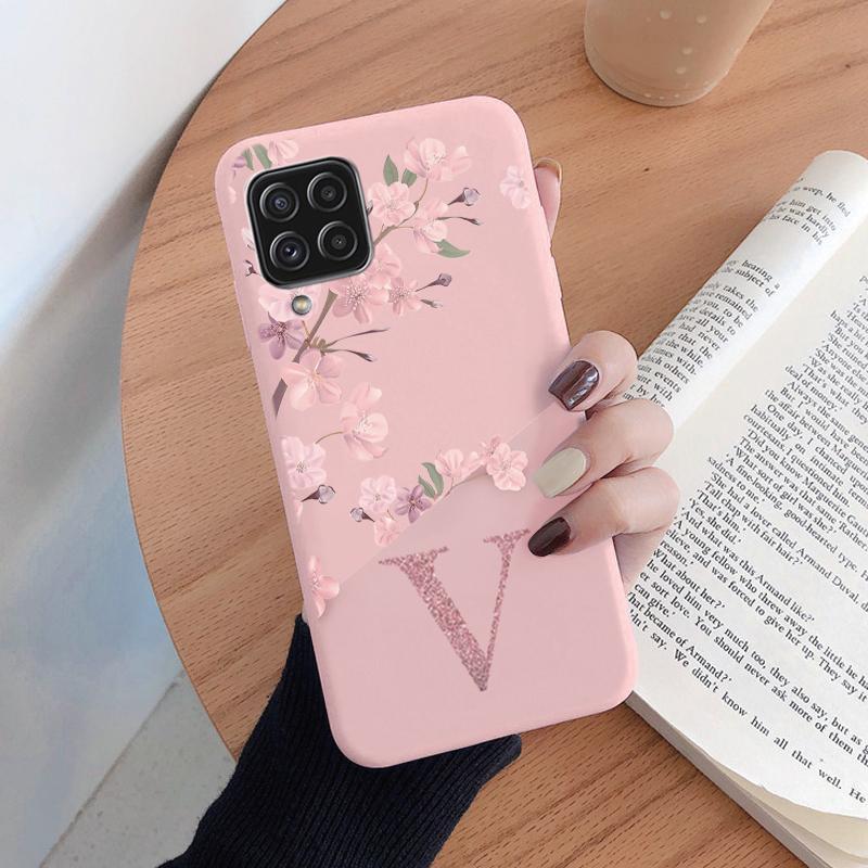

Силиконовый чехол для телефона с инициалом Для Huawei P30 Lite Ретро Розовые Цветы Листья Мягкая Задняя Крышка Для Huawe P20 P30 Lite Capa Huawei P30