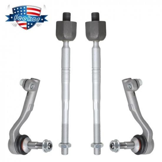 New Front Inner Outer Tie Rod Rack End Kit for 2012-2017 BMW 228i 328i 340i