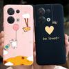 For OPPO Reno8 CPH2359 Case Reno8 Pro CPH2357 Reno 8 8Pro 5G Lovely Cartoon Candy Color Soft Silicone TPU Phone Back Cover