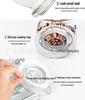 Xibisi Ge 0.75L Stainless Steel Buckle Glass Storage Jar CMD0080