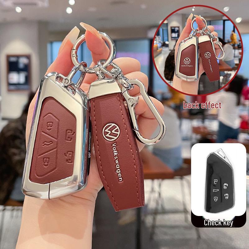 Compatible Key Case for Volkswagen Golf 8, ID4, Lingdu, Lanxun, ID3, Tiguan L, Passat Pro, and Touareg.