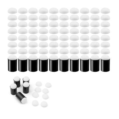 Pack of 80 Finger Sponge Applicators for Smooth Art and Cosmetic Blending Featuring Ergonomic Grip and Easy Cleaning