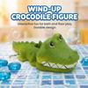Resin Crocodile Ornament for Home Office Aquarium Decoration with Oxygen Pump Connection