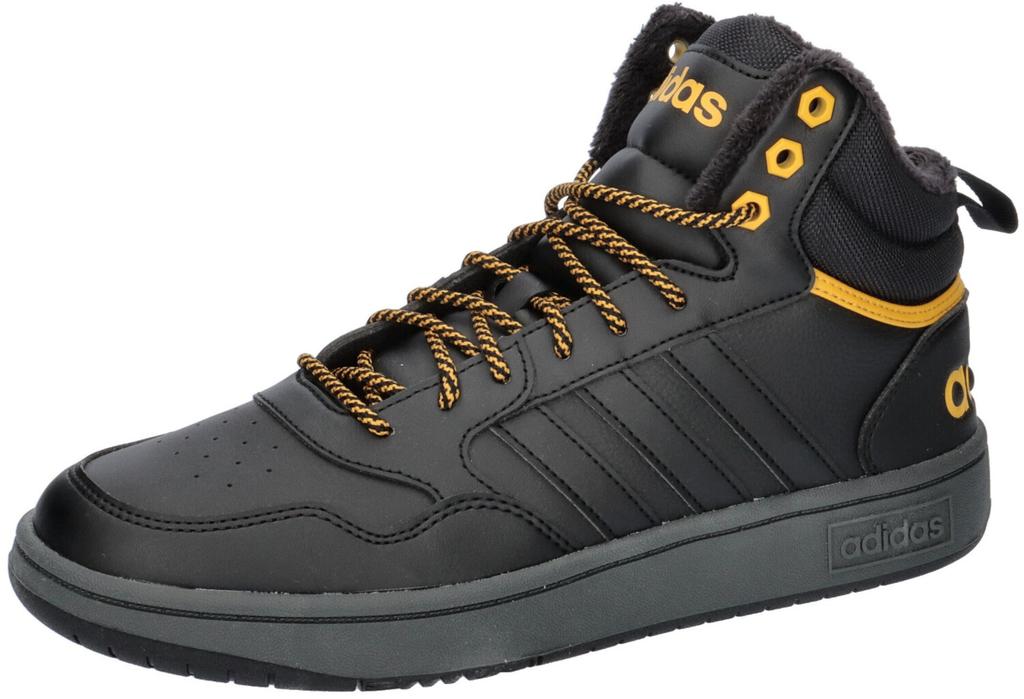Кроссовки Adidas Hoops 3.0 Mid Winterized core black/core black/preyel