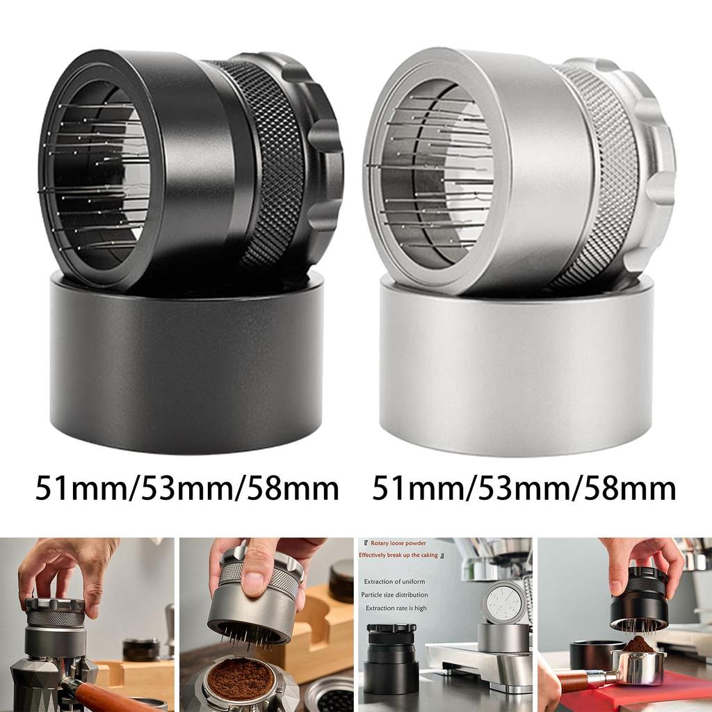 Distributor Tamper Leveler Tools Adjustable Espresso Machine Auxiliary Stirrer for Shop