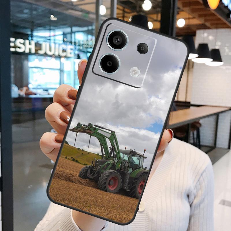 Tractor Car Case For Xiaomi Redmi Note 11 9 10 12 13 14 15 Pro Plus Redmi 15 15C 10C 12C 13C 14C Cover