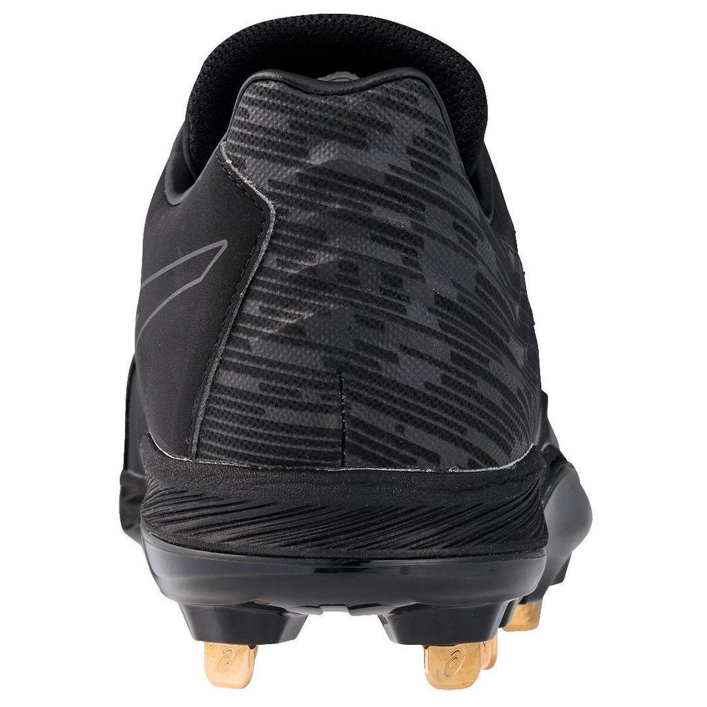 Baseball Metal Spike Shoes Speed Axel SM Cm [Asics] Black/Black 27.5