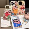 Cute Crayon Shin-chan for iPhone Apple 16/17 Promax Phone Case 15 Liquid 13 Cute 14 Soft