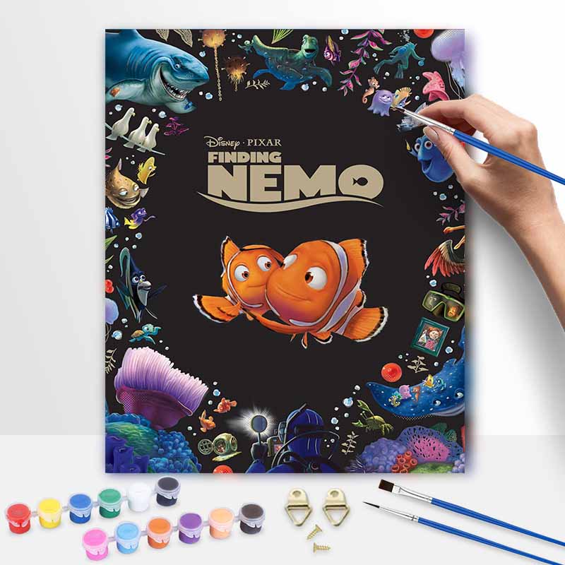 Disney Finding Nemo Oil Painting Kit Home Decor Gift 20x30cm