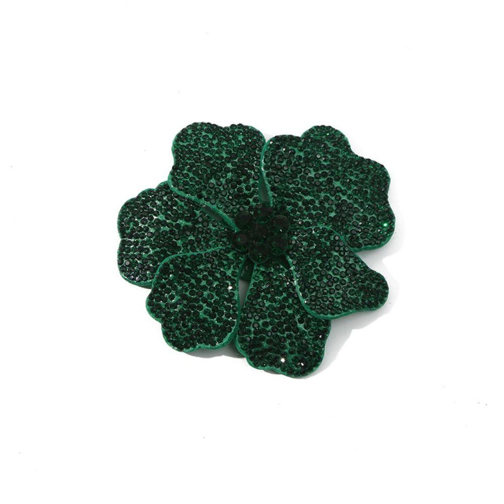 5PCS Luxury Rhinestone DIY 3D Flower Decoration DIY Craft Versatile Shoe Toe Buckle Embellishment Craft Supplies Jewelry Making