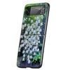 Maiglöckchen Klar Floral Hart-PC Handyhülle Für Samsung Galaxy Z Flip 7 6 5 4 Schwarze Abdeckung Für Galaxy Z Flip3 Faltbare Tasche