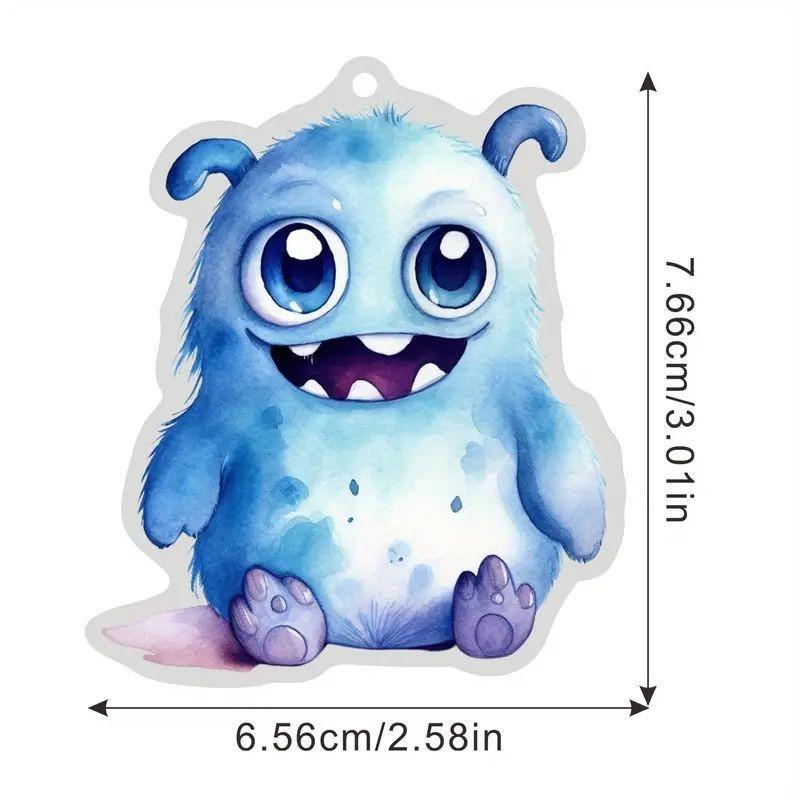 Cute Stylish Acrylic Monster Hanging Keychain For Multifunctional Indoor Decoration And Memorable Holiday Gift Accessory