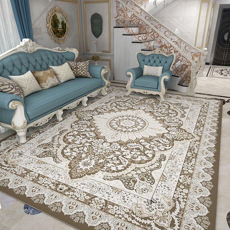 

Ethnic Style Living Room Carpet Tea Table Carpet European and American Bedside Carpet 120 * 160 cm