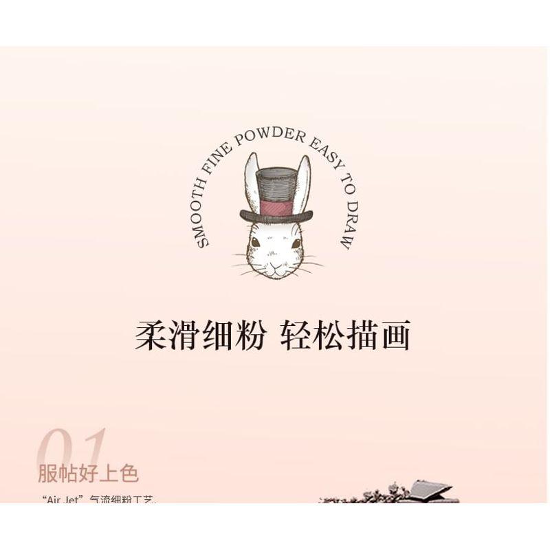 COLORROSE - Western Antique Embossed Tri-Color Eyebrow Powder