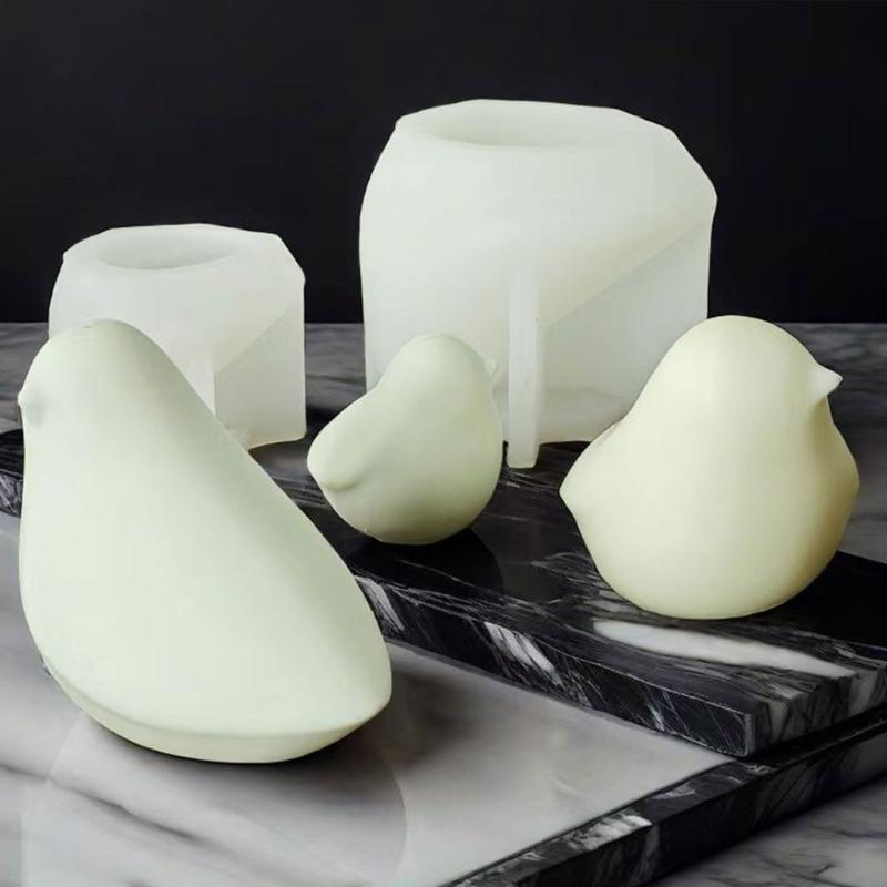 3D Bird Silicone Candle Molds Epoxy Resin Silicone Molds for Candle Soap, Decorations, Fondant Chocolate Silicone Molds