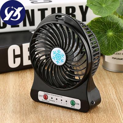 Tragbarer Mini-Ventilator, Luftkühler, USB-aufladbare Desktop-Ventilatoren, 3-Modus-Geschwindigkeitsregulierung, Sommer, Outdoor