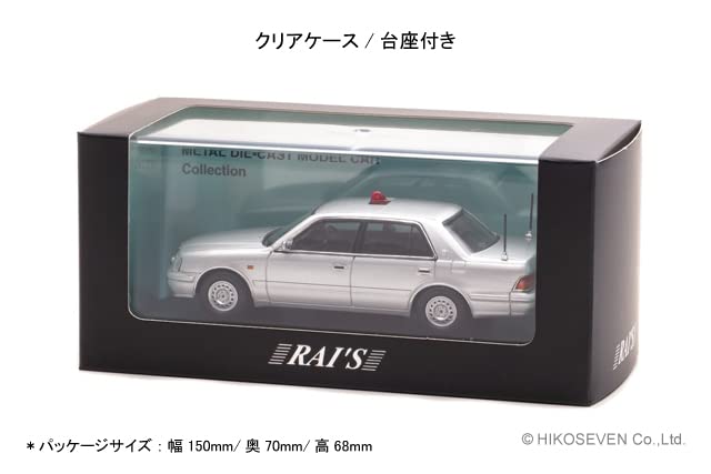 Scale Toyota Crown 2000 Osaka Prefectural Police Traffic Department Traffic Mobile Unit Vehicle Finished Product RAI'S 1/43 (JZS155Z) (Unmarked