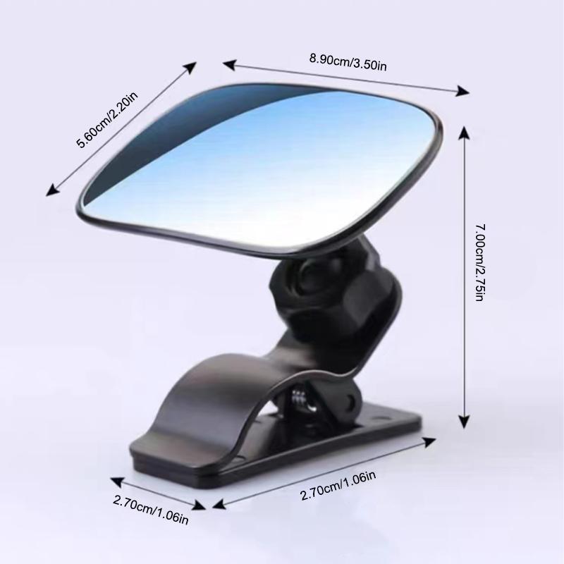 SEAMETAL Car Visor Clip Rearview Mirror Baby Kid Monitor Universal Clear View Auto Suction Cup Rear View Mirrors Interior Mirror