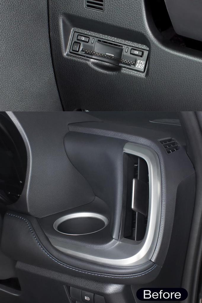 Tsuchiya Yac Parts for 90 Series Air Conditioner Drink Holder and ETC Cover Set Vehicle-Specific Noah/Voxy (Driver's Side) SY-NV12 Built-in SY-NV16